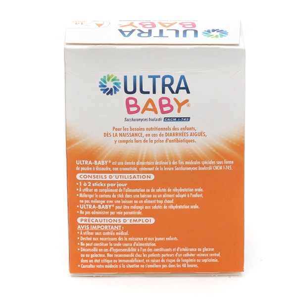Ultra Baby Poudre Pour Nourrisson 14 Sticks Diarrhee Aigues