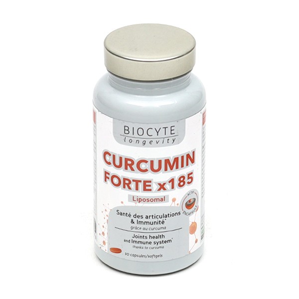 Biocyte Curcumine Forte x185 liposomal capsules
