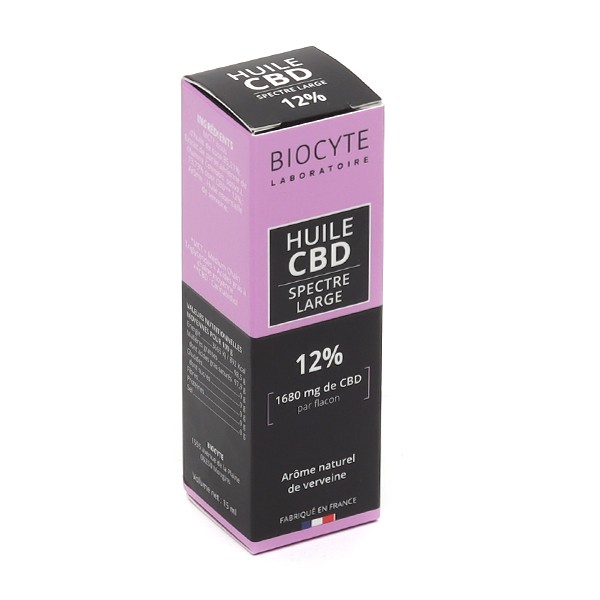 Biocyte Huile CBD 12 % gouttes
