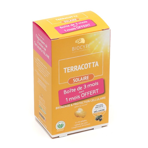 Biocyte Terracotta cocktail solaire comprimés