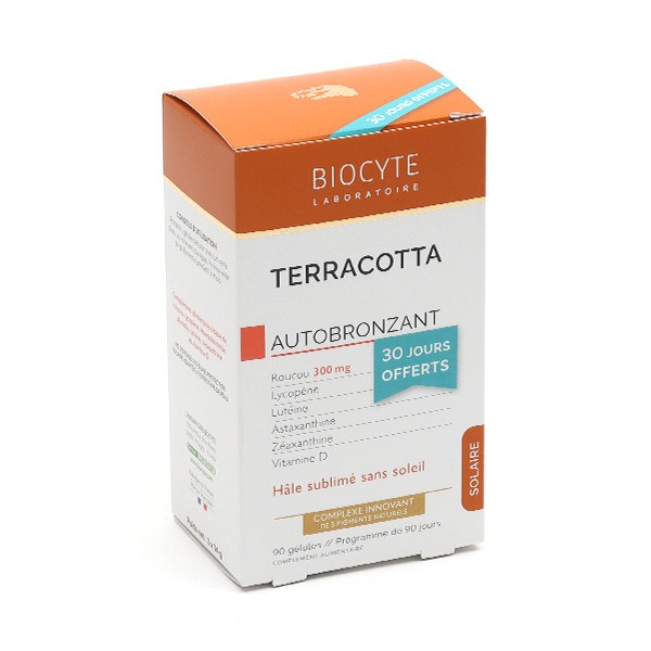 Biocyte Terracota Autobronzant gélules