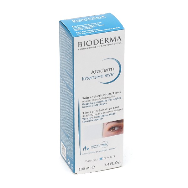 Bioderma Atoderm Intensive eye soin anti-irritations 3-en-1