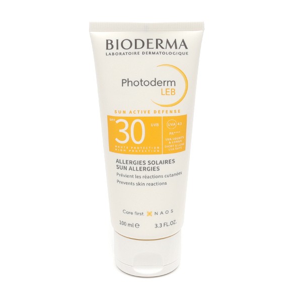 Bioderma Photoderm LEB gel crème solaire SPF 30