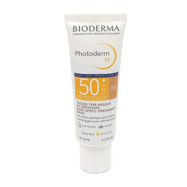 Bioderma Photoderm M gel-crème clarifiant SPF 50+ dorée