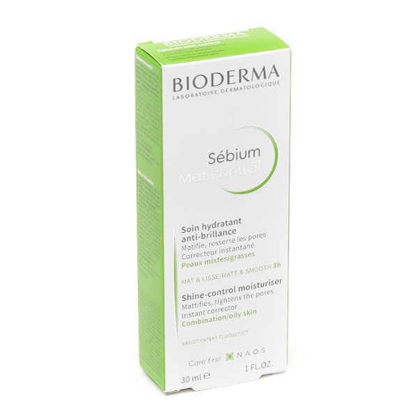 Bioderma Sébium Mat Control Soin hydratant anti-brillance