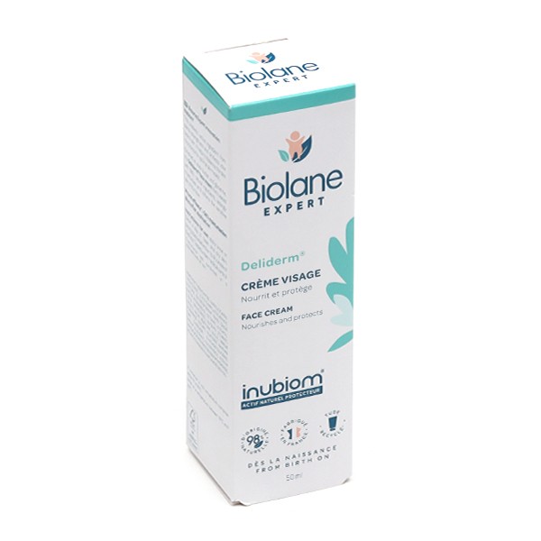 Biolane Expert Deliderm Crème Visage Hydratante