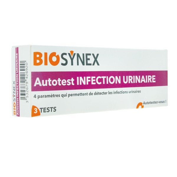 Biosynex autotest infection urinaire bandelettes