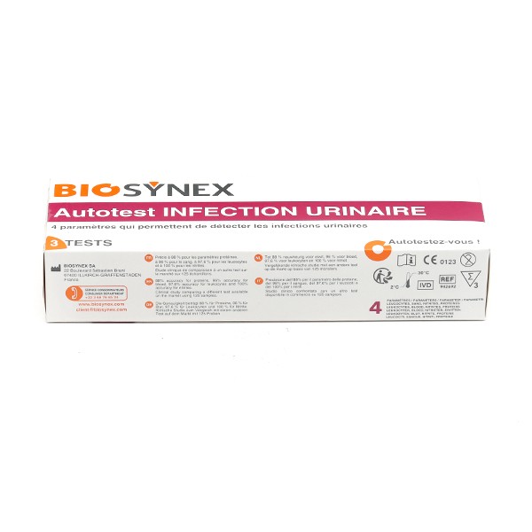 Test infection urinaire Exacto BIOSYNEX