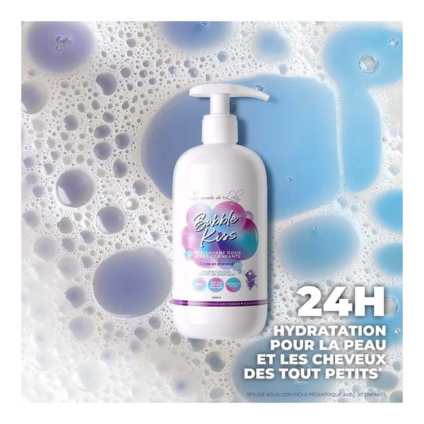 Les secrets de Loly Bubble kiss soin lavant doux bébés et enfants