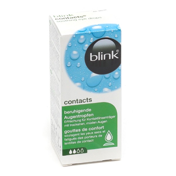 Blink Contacts gouttes de confort