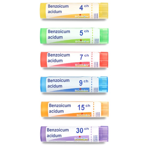 Benzoicum acidum granules homéopathiques