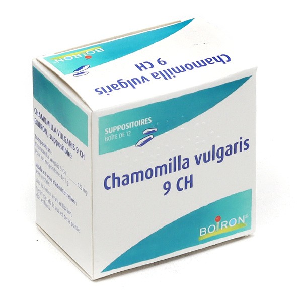 Chamomilla vulgaris 9 CH suppositoire Boiron