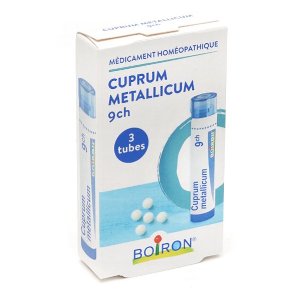 Boiron Cuprum Metallicum 9CH pack de granules homéopathiques