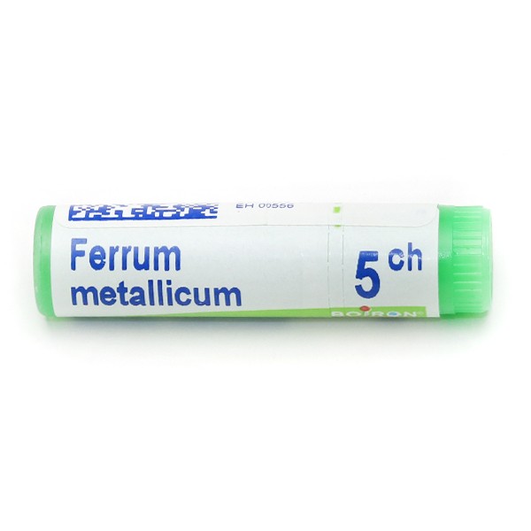 Ferrum Metallicum en doses homéopathiques laboratoire Boiron Anémie