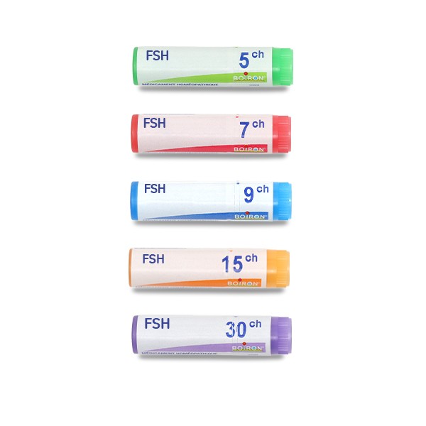 FSH en dose Boiron Homéopathie Symptômes règles, ménopause