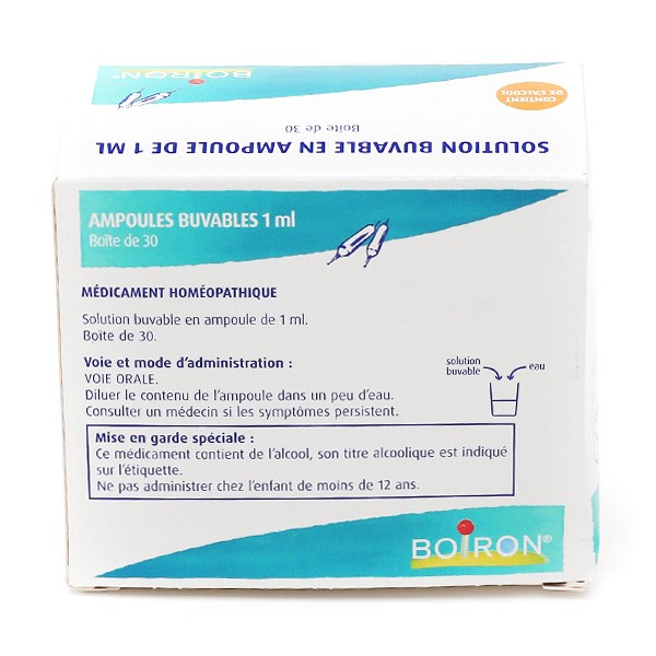Glauconie en 8DH en ampoules buvables homéopathiques Boiron