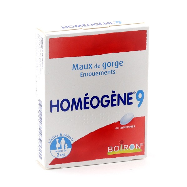Boiron Homéogène 9 comprimés à sucer