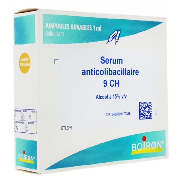 Boiron Serum Anticolibacillaire 9 CH ampoules buvables