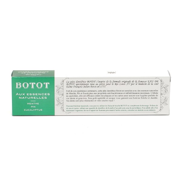 Botot dentifrice menthe pin eucalyptus