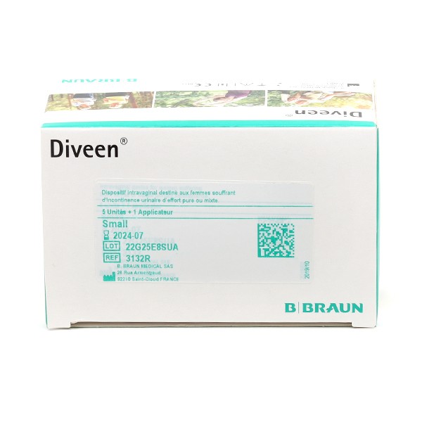 B Braun Diveen Dispositif intravaginal avec applicateur