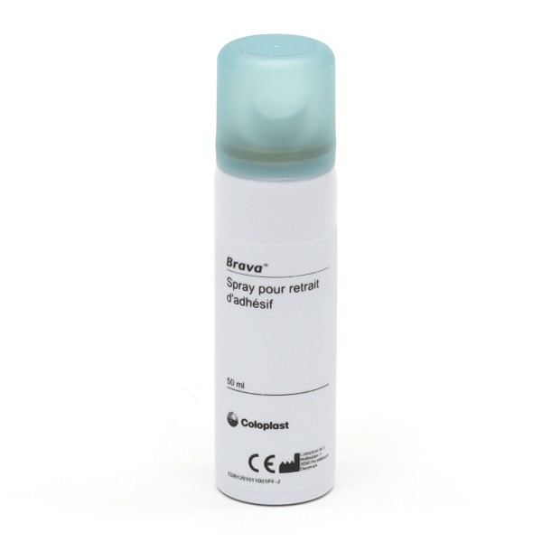 Coloplast Brava Spray liquide retrait adhésif en cas de stomie