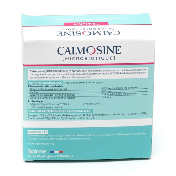 Calmosine Transit bébé sachet Constipation Probiotiques