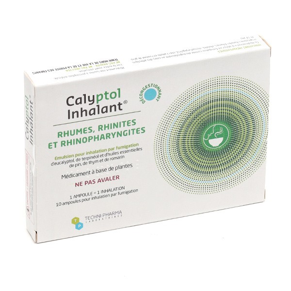 Calyptol inhalant respiratoire ampoules