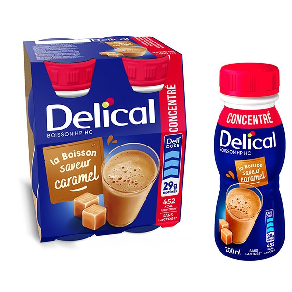 Delical Boisson concentrée HP HC saveur caramel
