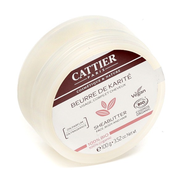 Cattier beurre de karité bio - Visage, corps, cheveux