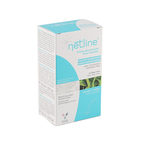 Netline Crème décolorante Peau sensible