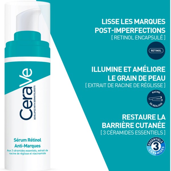 CeraVe Sérum Rétinol Anti-Marques