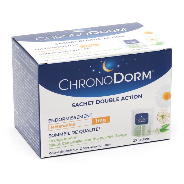 Chronodorm tisane Mélatonine 1 mg sachets