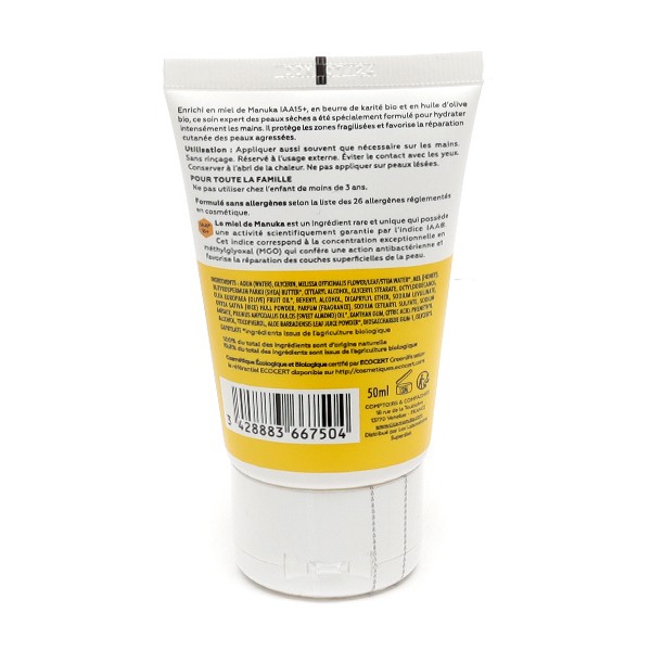 CicaManuka soin mains réparateur bio