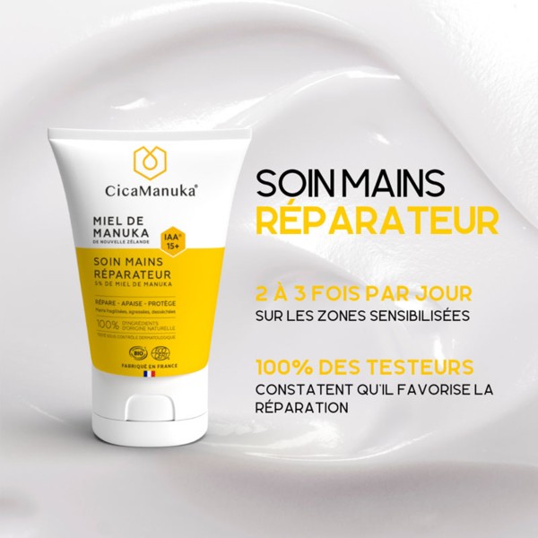 CicaManuka soin mains réparateur bio