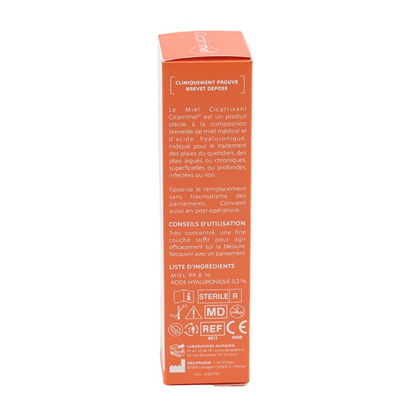 Alvadiem Cicatrimel Miel cicatrisant gel