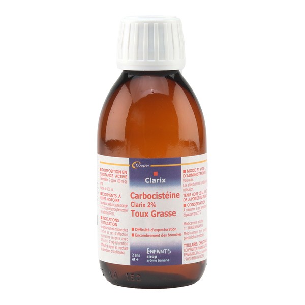 Clarix expectorant enfants sirop