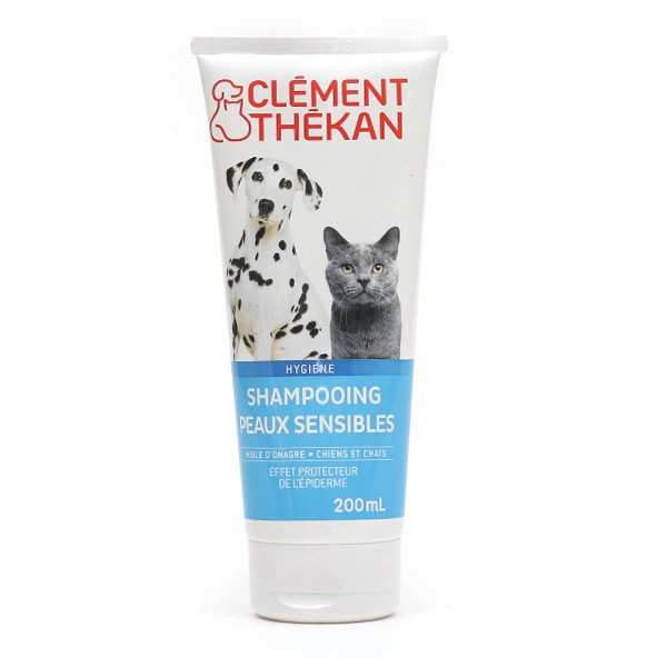 Clément Thékan shampoing peaux sensibles chien et chat