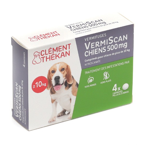 VermiScan Chien 500 mg comprimés