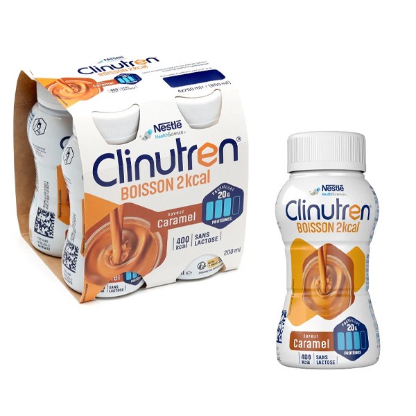 Clinutren HP/HC+ boisson 2kcal saveur caramel