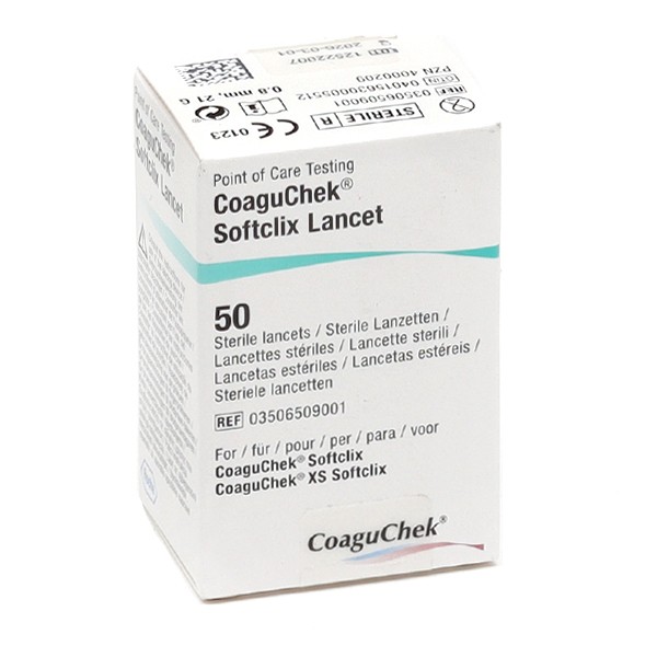 CoaguChek Softclix Lancet lancettes stériles