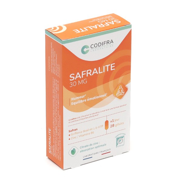 Codifra Safralite 30 mg gélules