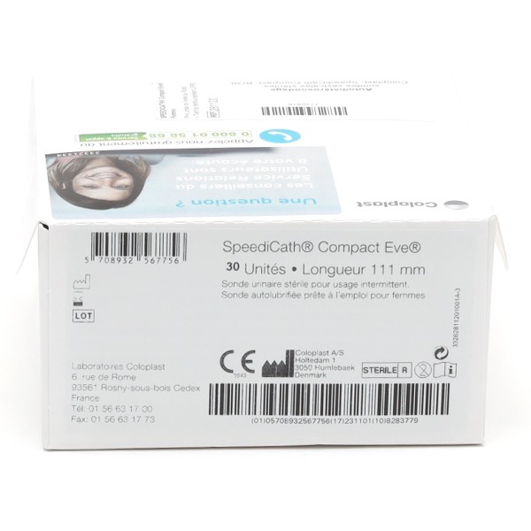 Coloplast Speedicath compact Eve sonde femme x30