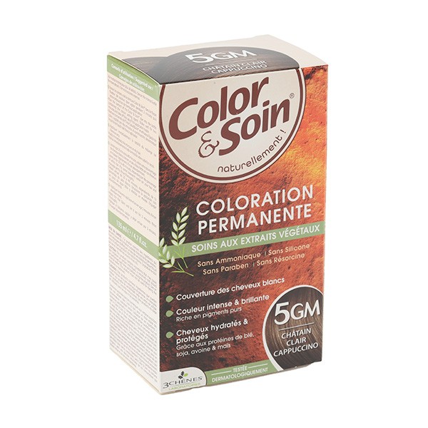 Les 3 Chênes Color et Soin coloration permanente châtain clair cappuccino 5GM