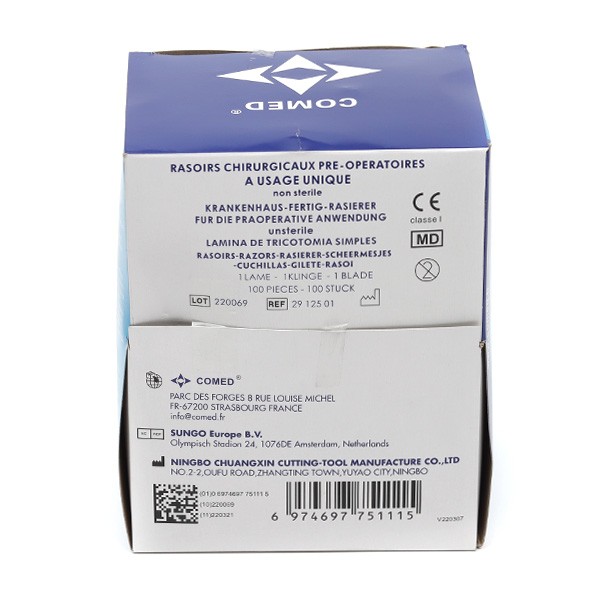 Comed Rasoirs chirurgicaux 1 lame