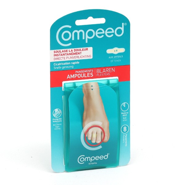Compeed ampoules pansements orteils