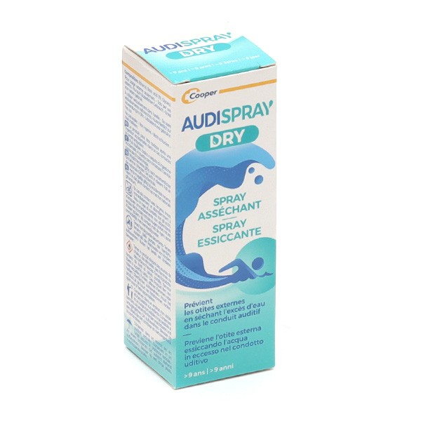 Audispray Dry Spray auriculaire asséchant - Otite baignade - Dès 9 ans