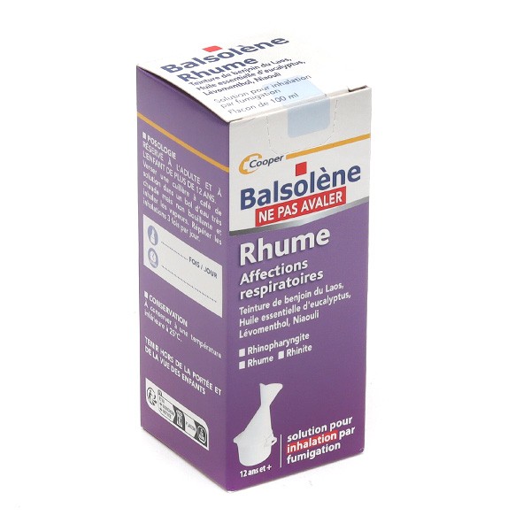 Balsolène inhalation Rhume