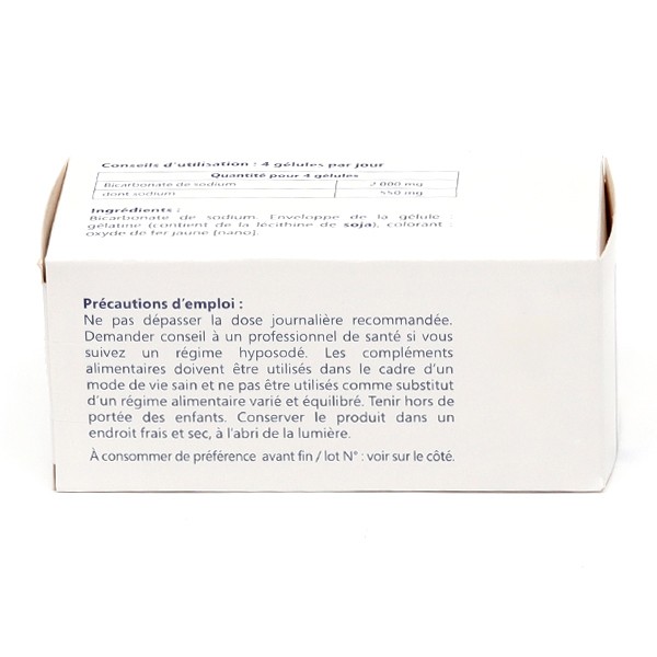 Cooper bicarbonate de sodium 500 mg gélules