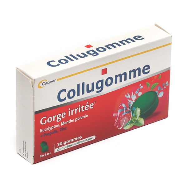 Collugomme gorge irritée gommes