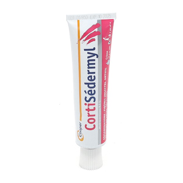 CortiSedermyl crème anti-démangeaisons - Dermocorticoide - Piqure
